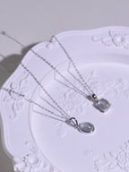 [ Pre-order ] TSC016 葡萄石純銀S925頸鏈 Natural Prehnite Silver Necklace