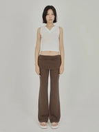 [ Pre-order ] AS Basic Shirring Folding Pants