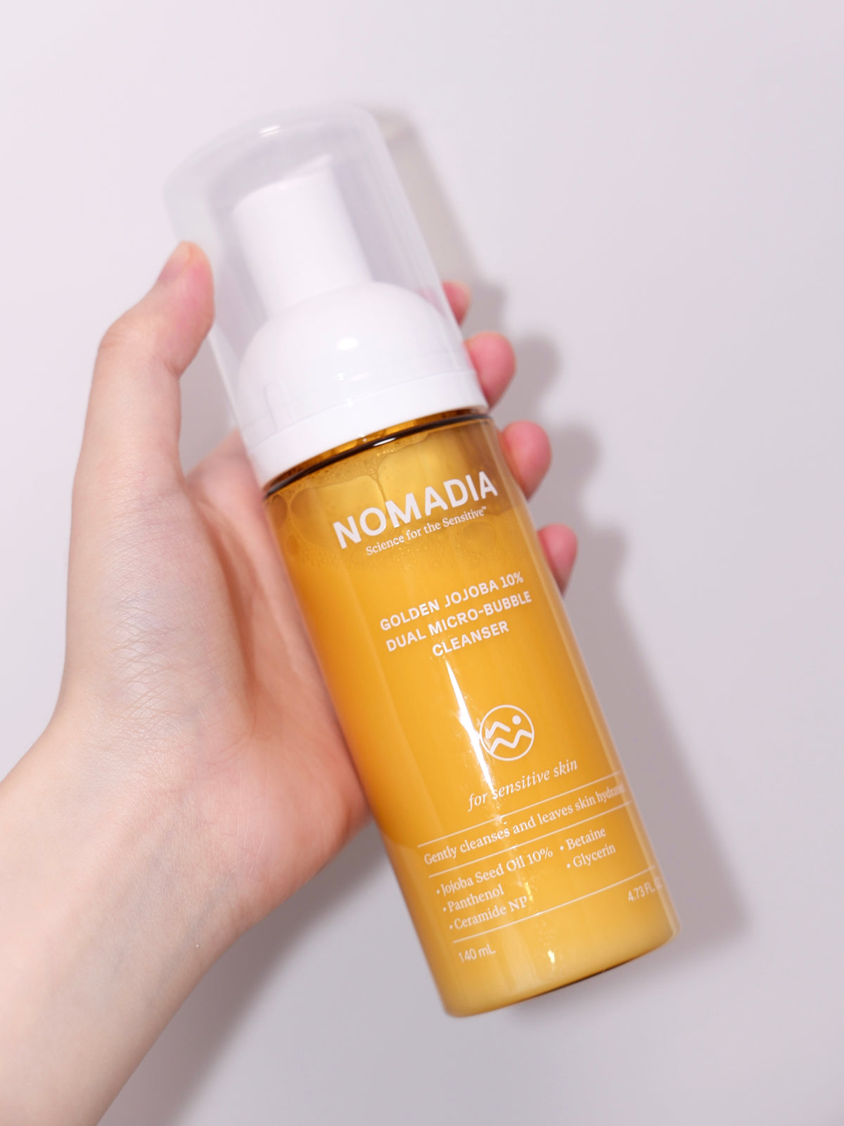 [ 現貨 ] 🇰🇷 黃金荷荷芭油泡泡潔面乳 Golden Jojoba 10% Dual Micro-Bubble Cleanser 140ml ( 敏感肌友好 )