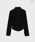 [ Pre-order ] Blackup Color Block Button Shirt