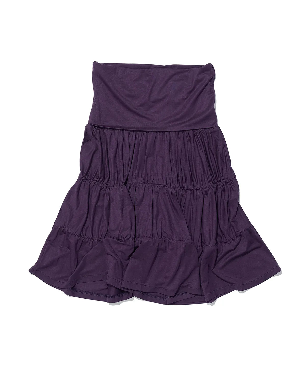 [ 店主推薦 Pre-order ] PWC Jersey Shirrimg Tiered Midi Skirt