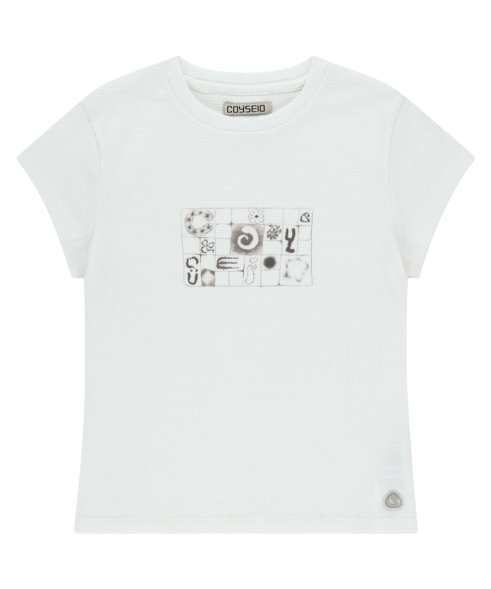 [ Pre-order ] Coy Waffle T-shirt