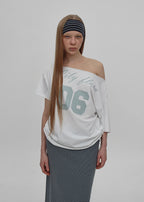 [ Pre-order ] MADE 프리피 보트넥 프린팅 반팔티