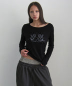 [ Pre-order ] Rockcake Angel Long Sleeve Top