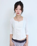 [ Pre-order ] Sqare Neked Baby Tee