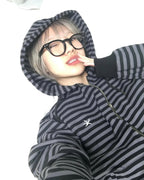 [ Pre-order ] TCM Stripe Hooded Zip-up