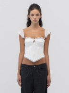 [ 限時優惠 Pre-order ] Powder Corset Top