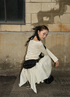 [ Pre-order ] Boho Ruffle Belt Bag