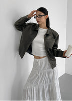 [ Pre-order ] Blackup Ann buck washing leather jacket