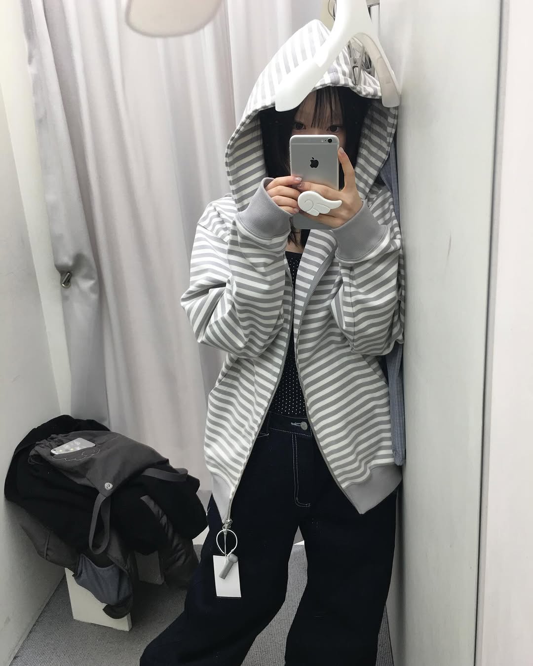 [ Pre-order ] TCM Stripe Hooded Zip-up