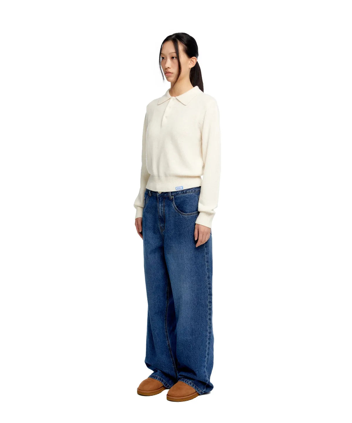 [ Jennie 同款 Pre-order ] Women Era Wide Fit Denim Pants
