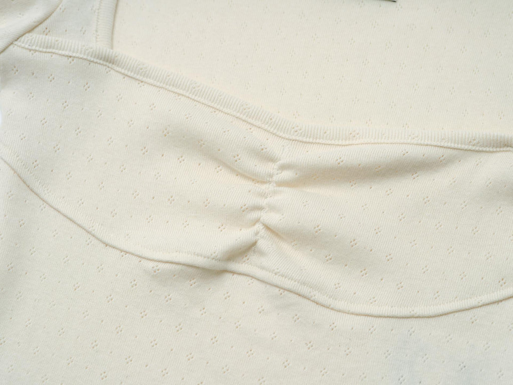 [ Pre-order ] Coyseio Punching Shirring Top