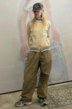 [ Pre-order ] Sculptor Stripe Track Zip-Up Raw