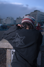 [ Pre-order ] Asteroid Rodeo Henry Neck LS T-Shirt Ivory