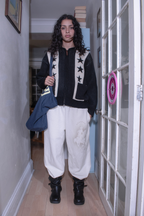 [ Pre-order ] Space Cow Cowichan Knit Jacket Grey