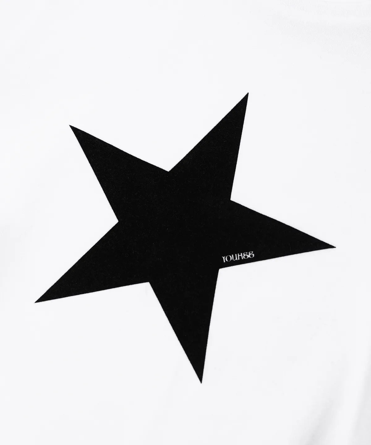 [ Pre-order ] YOUHEE Star Point T-shirts White