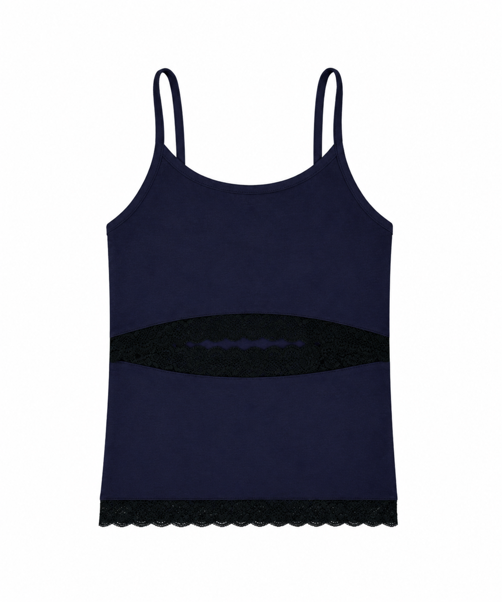 [ 29/6 完結優惠 Pre-order ] Lace Cutout Tank