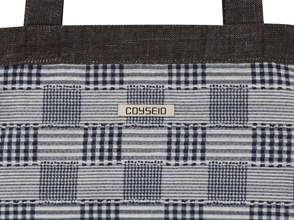 [ Pre-order ] Reversible Check Denim Bag