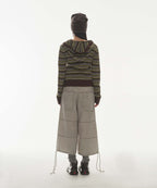 [ Pre-order ] Soft Knit Zip-up Stripe