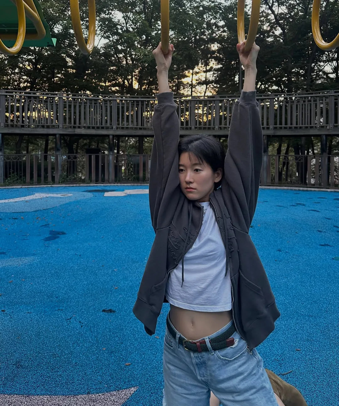 [ Pre-order ] 3 Star Logo Zip Hoodie