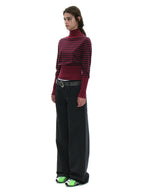 [ Pre-order] PWC HIGHNECK BACK BUTTON-UP KNIT TOP