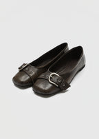 [ Pre-order ] Made Mogeller Washed Leather Flat Shoes