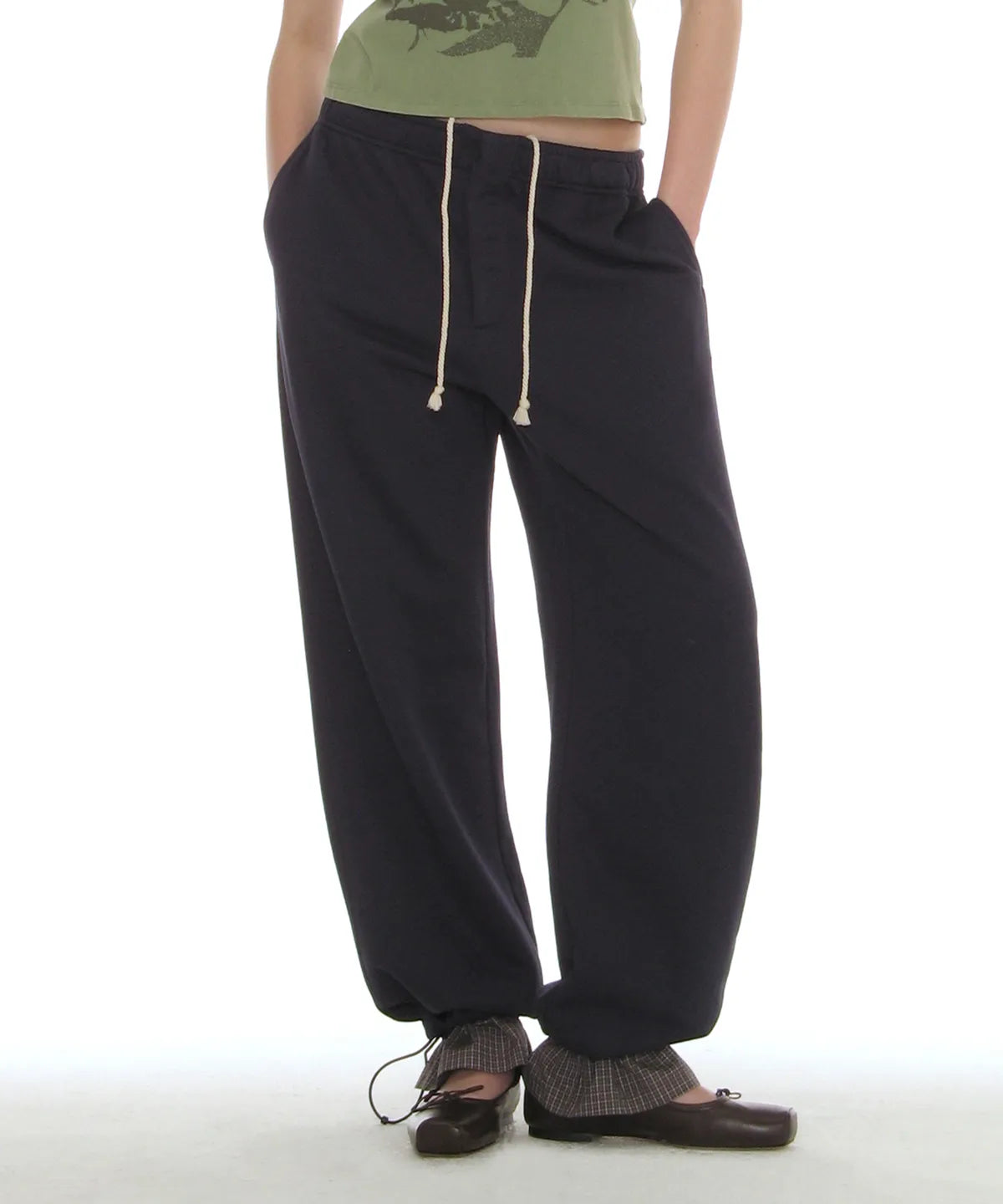 [ Pre-order ] Layered Hem Sweatpants