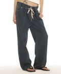 [ Pre-order ] Drawstring Loose Jeans