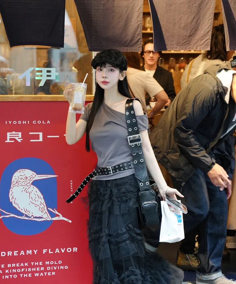 [ Pre-order ] Double Eyelet Leather Belt