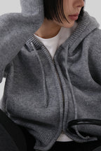[ 已停產 ] Casual Knit Hood Zip-up
