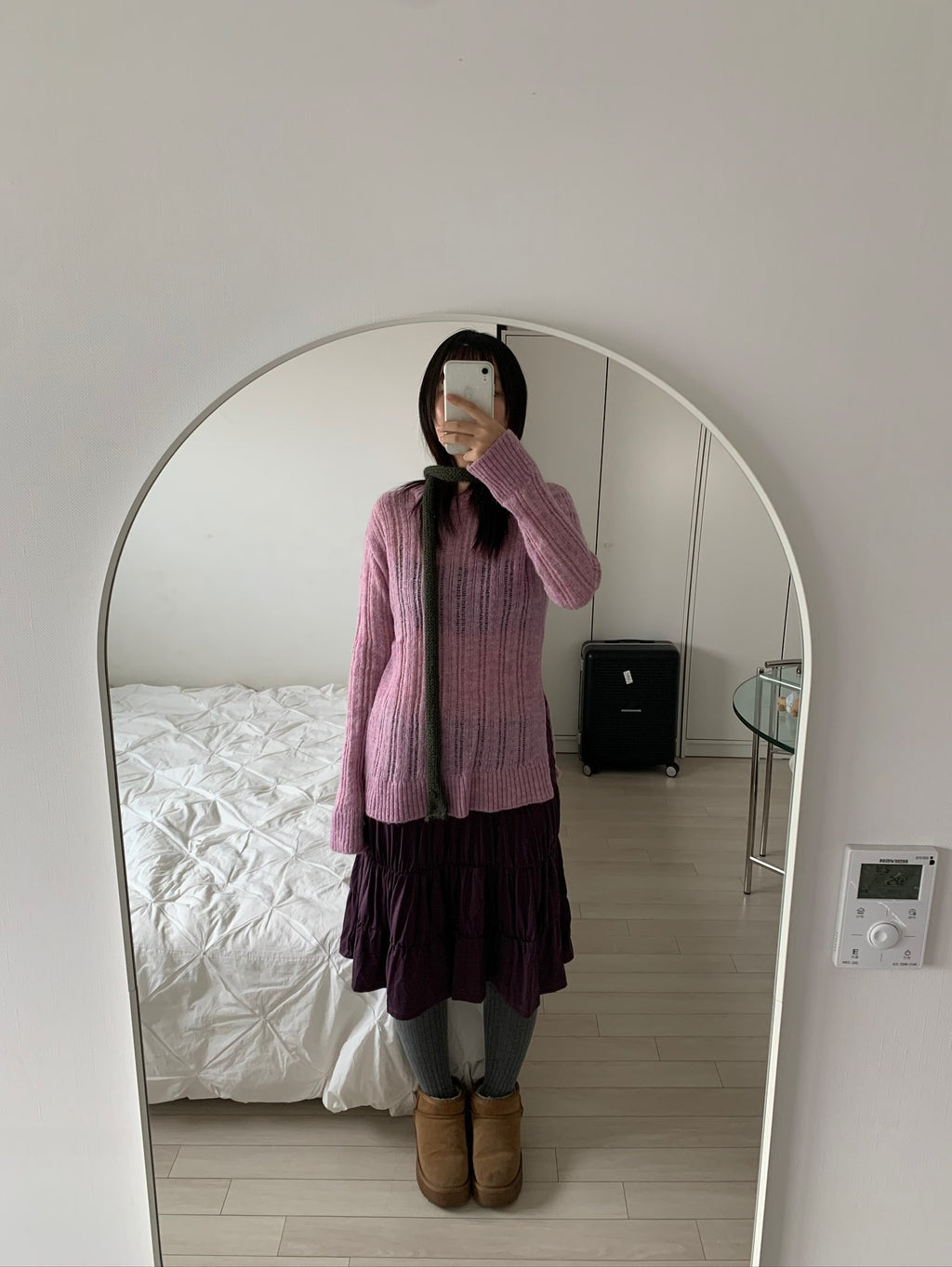 [ 店主推薦 Pre-order ] PWC JERSEY SHIRRING TIERED MIDI SKIRT