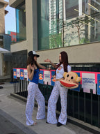 [ Pre-order ] Sunburn X Paul Frank Cotton Banding Pants ( Blue 5/8 順延出貨 )