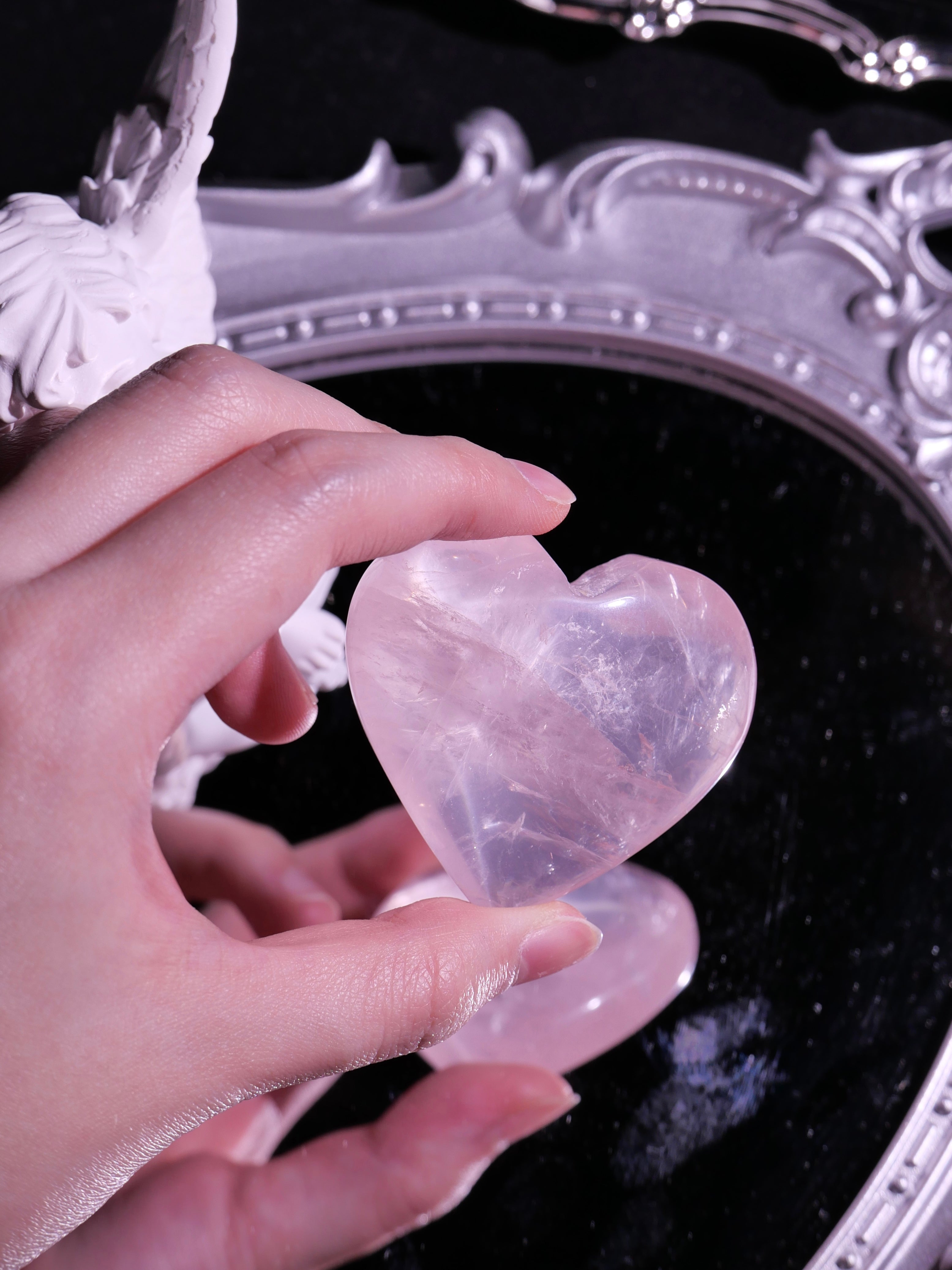 [ 現貨 ] TSCS030 粉晶愛心 Natural Rose Quartz Heart