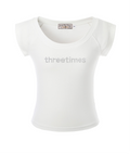 [ 現貨 ] Threetimes Bijou logo tee