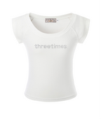 [ 現貨 ] Threetimes Bijou logo tee