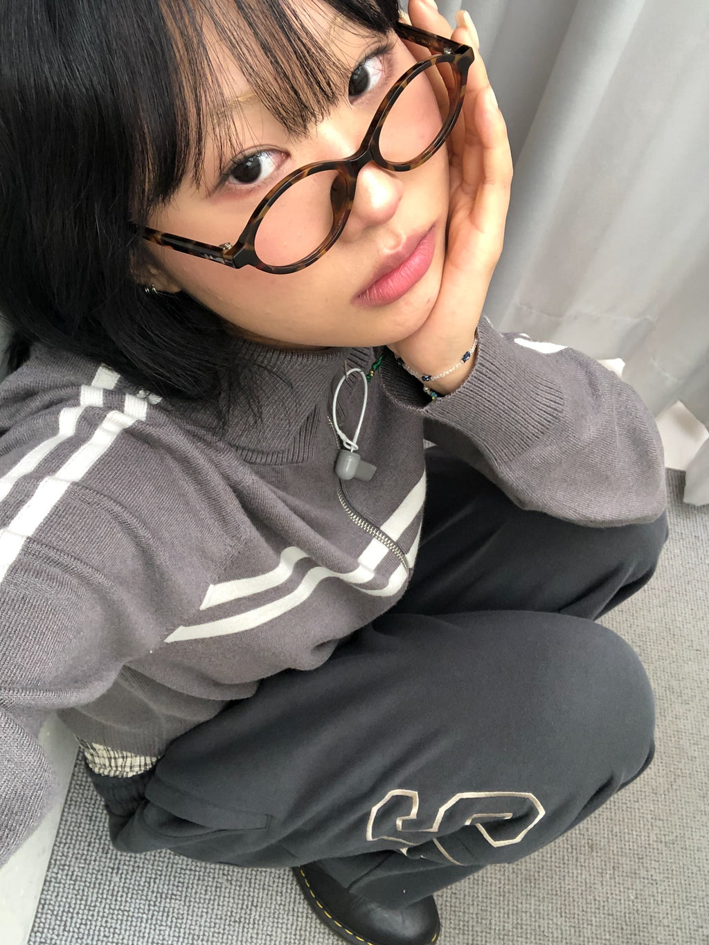 [ Pre-order ] Rockcake Sports 96 Full Zip Cardigan