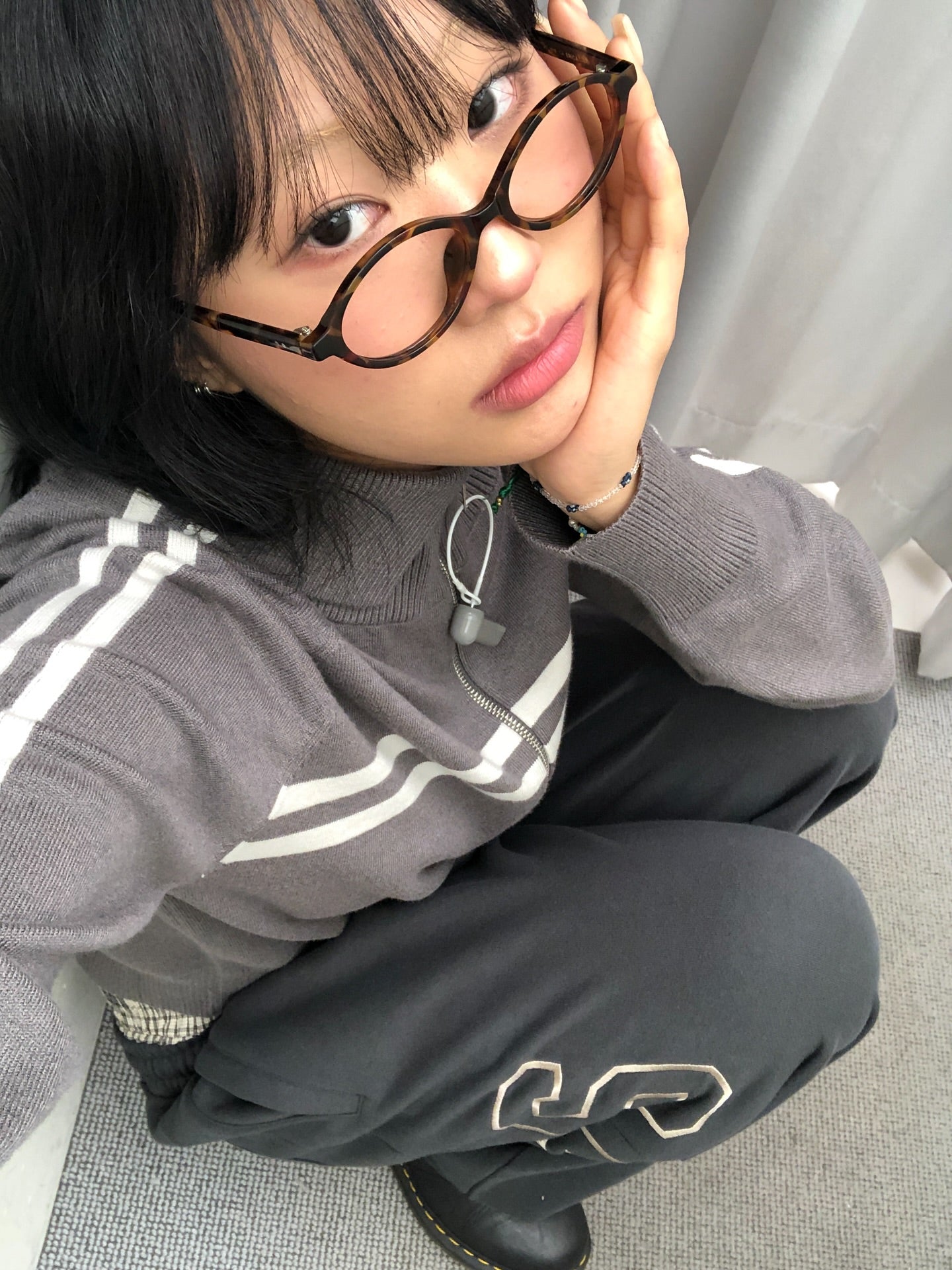 [ Pre-order ] Rockcake Sports 96 Full Zip Cardigan