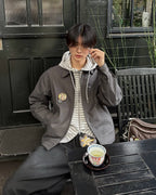 [ Pre-order ] TCM Stripe Hooded Zip-up