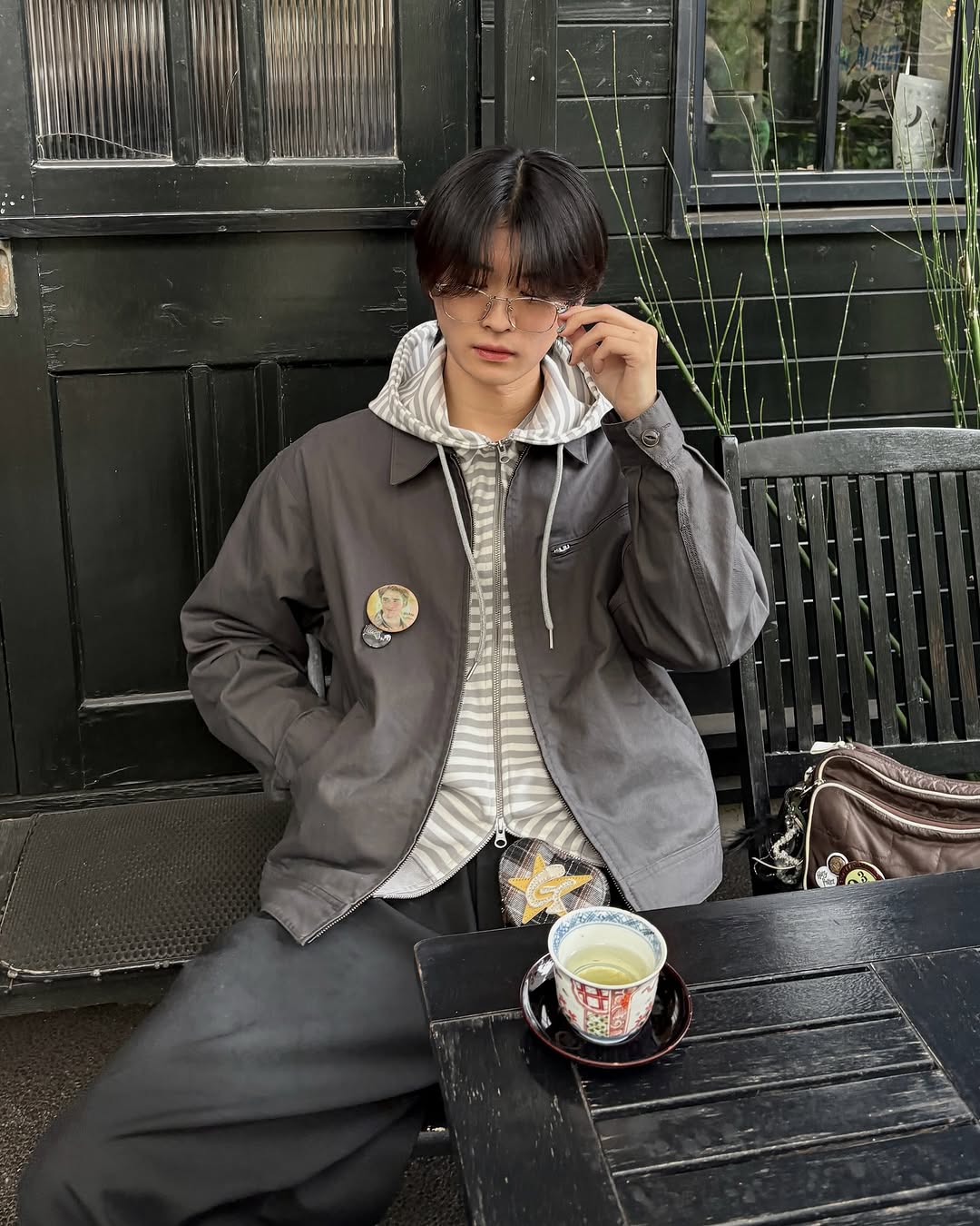 [ Pre-order ] TCM Stripe Hooded Zip-up