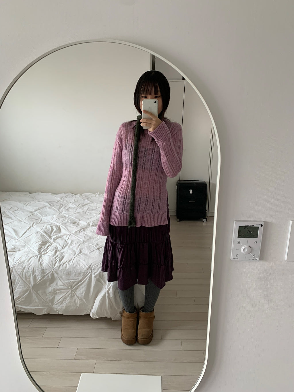 [ 店主推薦 Pre-order ] PWC JERSEY SHIRRING TIERED MIDI SKIRT