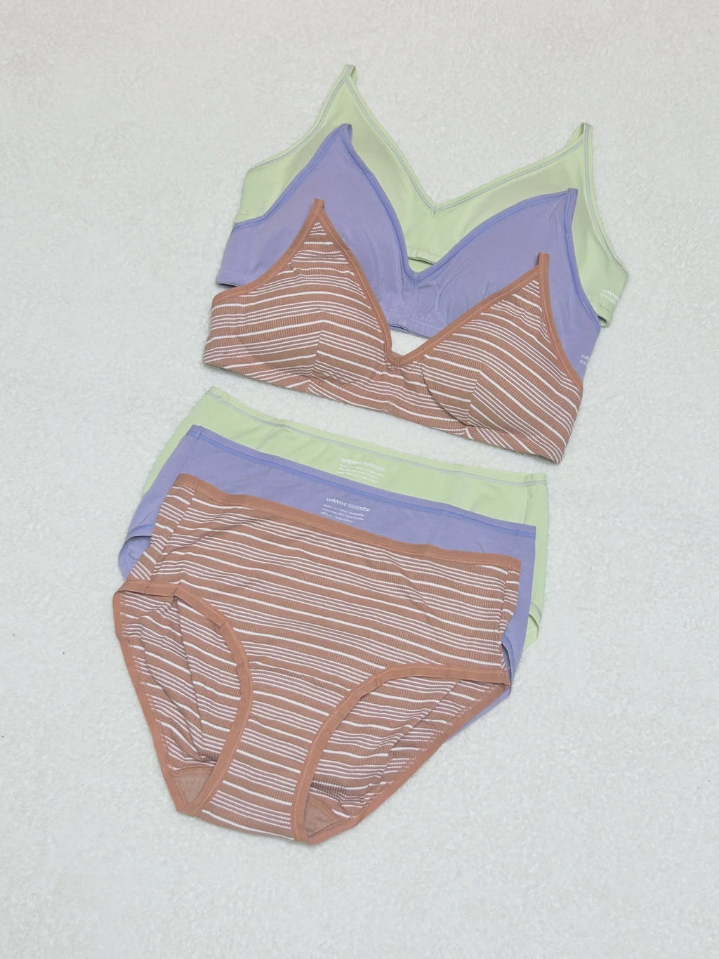 [ Pre-order ] 間條內衣套裝👙 Pattern Oh! Bra Panty SET ( 內附胸墊 )