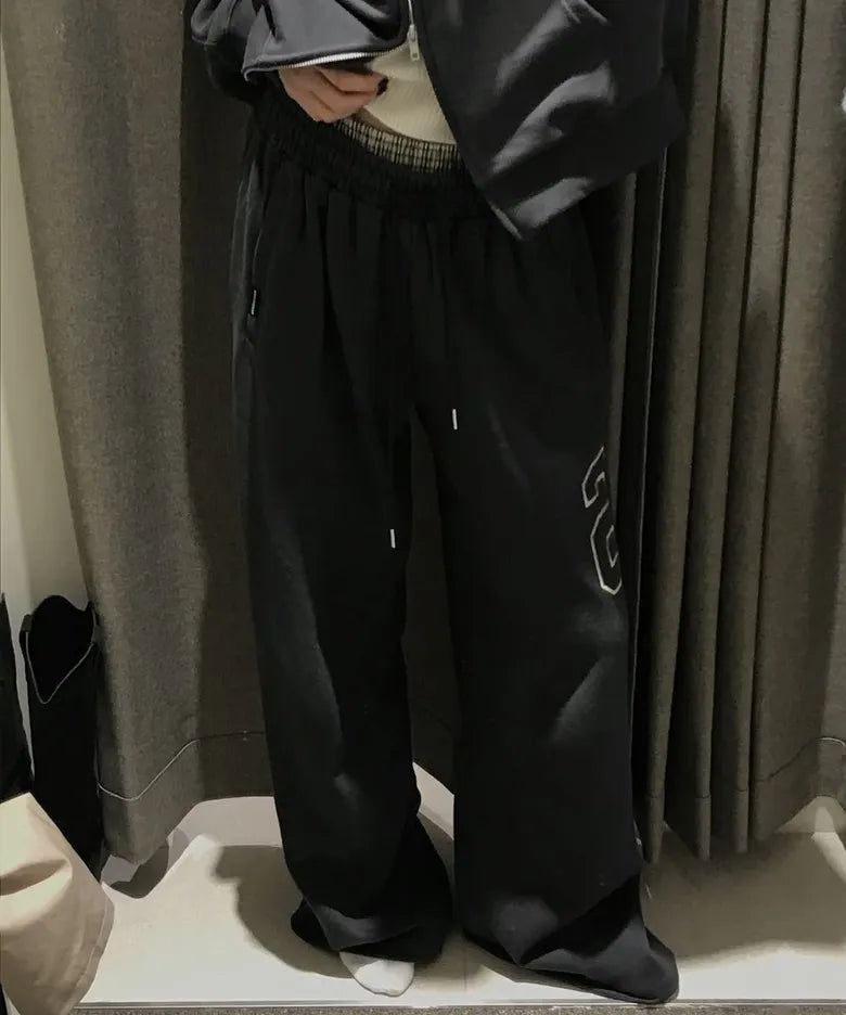 [ Pre-order ] Rockcake Check Layered 96 Wide 2way Jogger