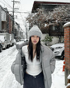 [ KR0457 ] 修身加絨扣鈕上衣三色入 Everyday Long Sleeve Top ( 內含薄絨 )