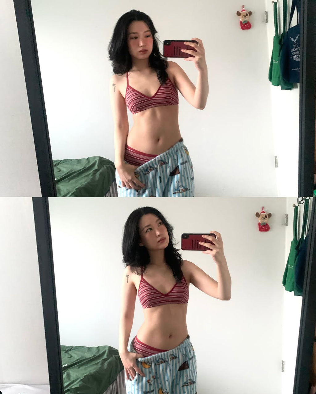 [ Pre-order ] 間條內衣套裝👙 Pattern Oh! Bra Panty SET ( 內附胸墊 )