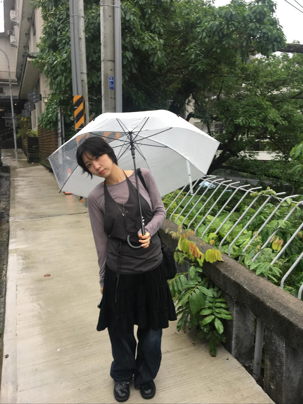 [ 店主推薦 Pre-order ] PWC JERSEY SHIRRING TIERED MIDI SKIRT