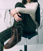 [ Pre-order ] Cindy 신디 복서 레이스업 스니커부츠 - 3colors