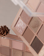 [ 店主自留 - 現貨 ] Milk Touch X Happyrim🥣九宮格眼影盤🥛 ( 臥蠶/提亮/陰影/胭脂/鼻影都有! )