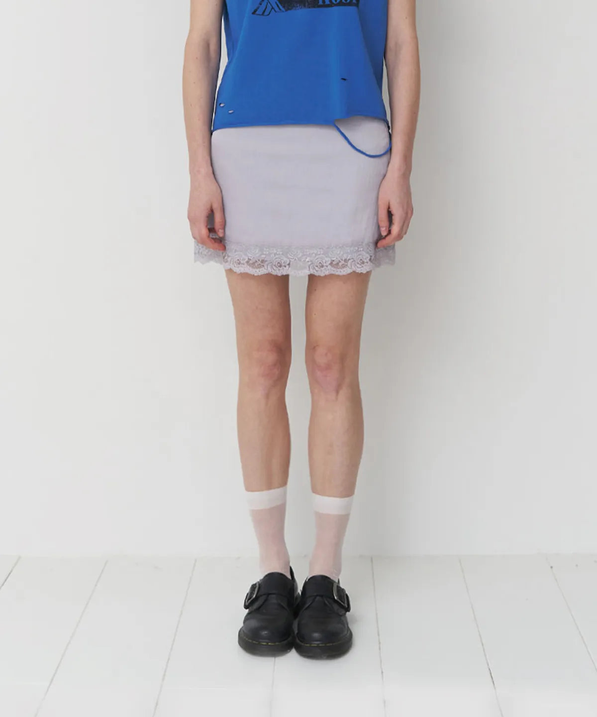 [ Pre-order ] Lace Satin Skirt