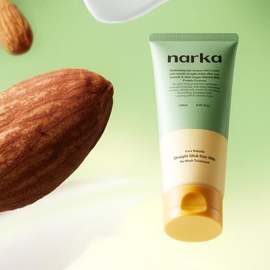 [ 現貨 ] Narka 免洗抗熱蛋白修護髮膜 ( 夾頭髮前可用 ) Core Rebuild Straight Slick Hair Milk 150ml