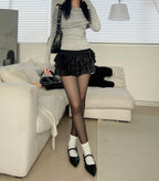 [ 現貨 ] 韓國製防 UV 提臀瘦腿黑絲襪 - 15D